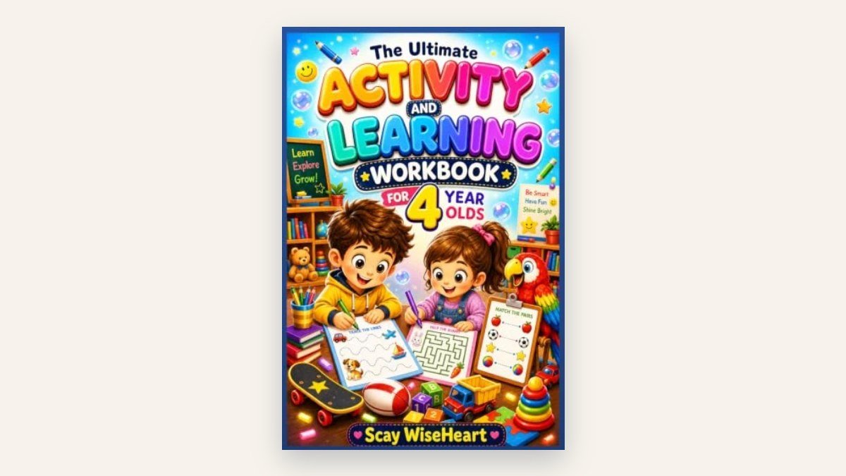 The Ultimate Activity and Learning Workbook for 4 Year Olds