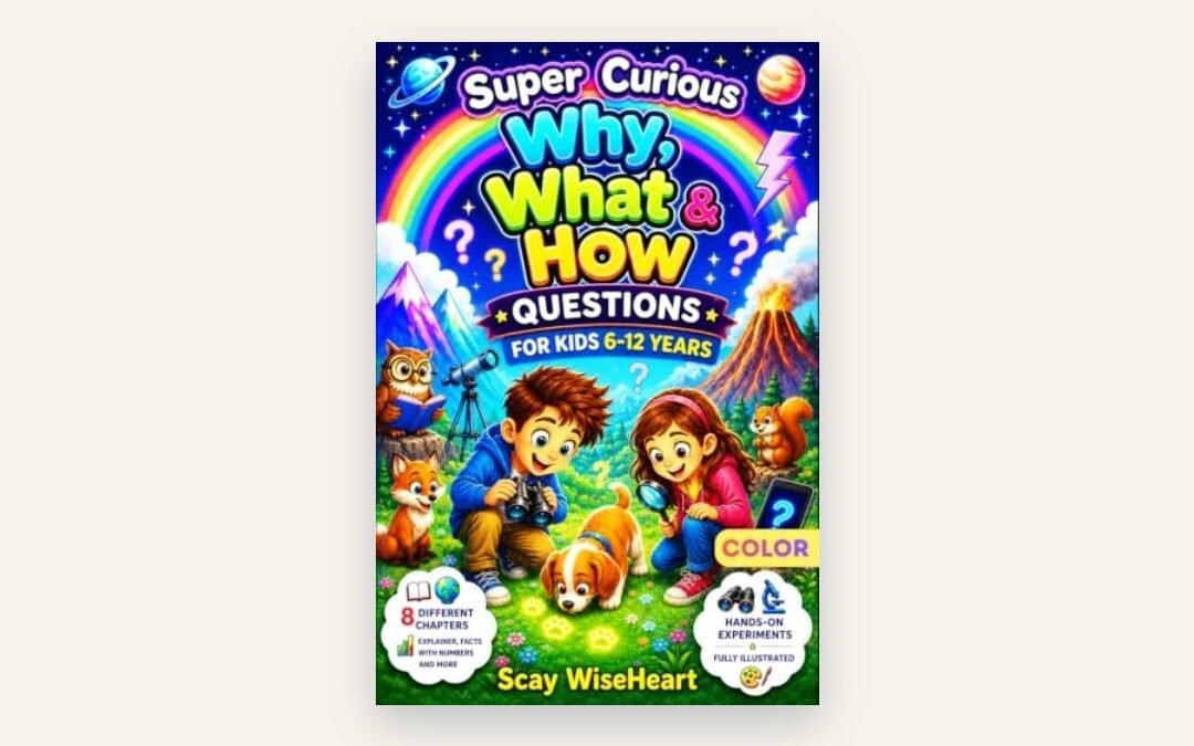 New release: Super Curious Why, What & How Questions for Kids 6-12 years — Full-Color Edition