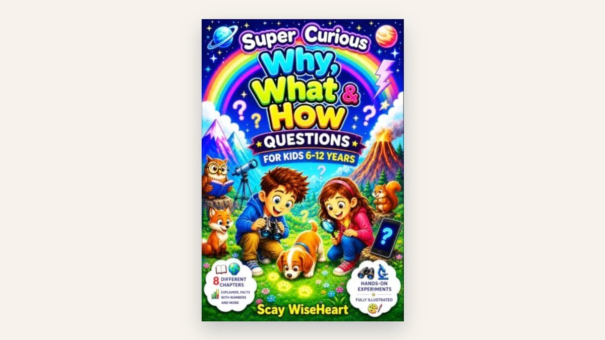 Super Curious Why, What & How Questions for Kids 6-12
