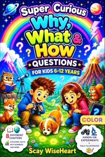 Super Curious Why, What & How Questions for Kids 6-12 years — Scay WiseHeart