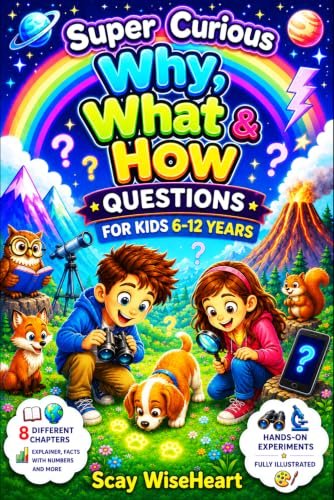 Super Curious Why, What & How Questions for Kids 6-12 years — Scay WiseHeart